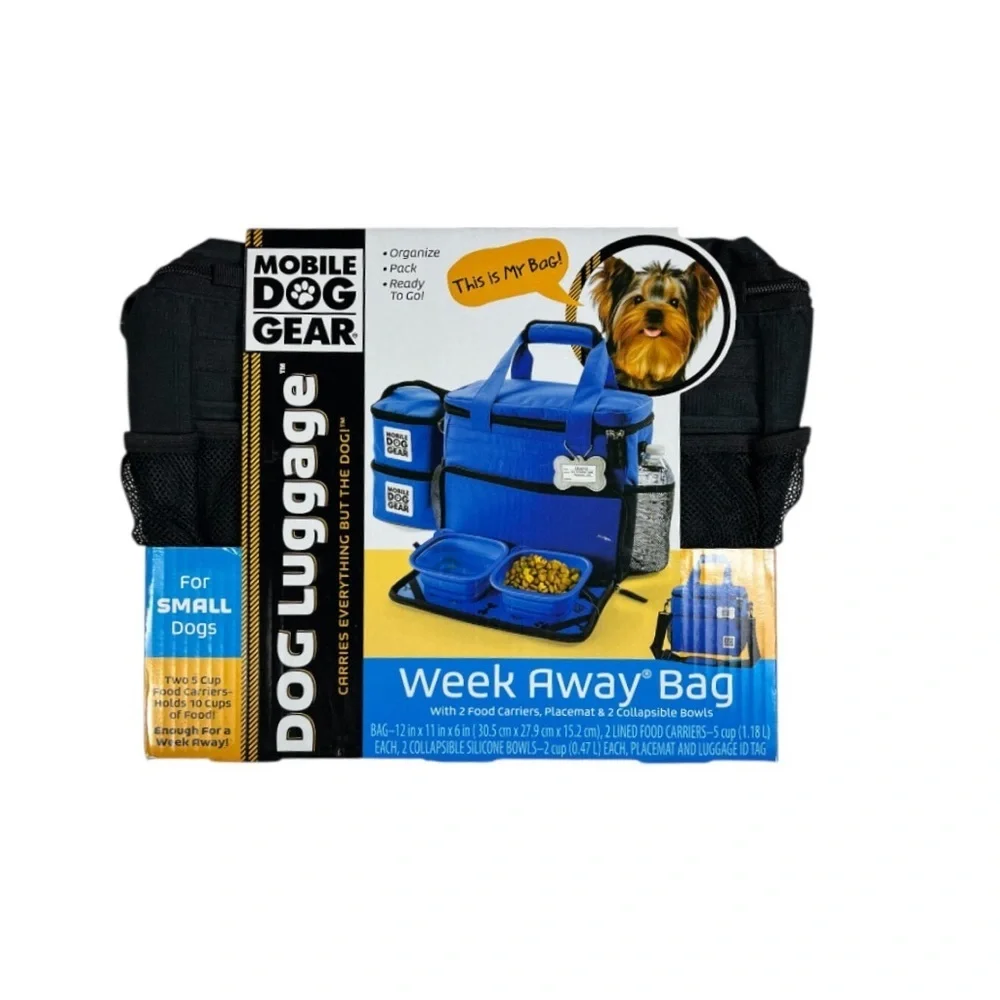 New In Package Black Mobile Dog Gear Week Away Bag (Small Dogs)
